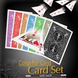colorful card set