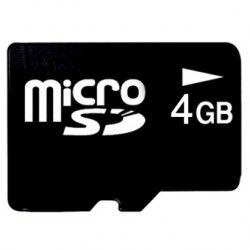 micro sd 4gb, con adattatore sd. scheda di memoria, memory card.