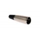 spinotto minijack 3.5mm stereo per audio metallo