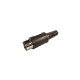 spinotto minijack 3.5mm stereo per audio metallo