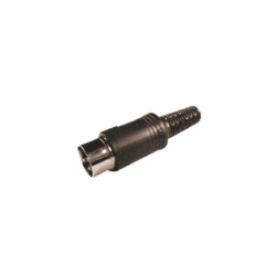 spinotto minijack 3.5mm stereo per audio metallo