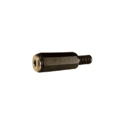 Presa volante mini jack stereo Ø 3.6 mm con guidacavo