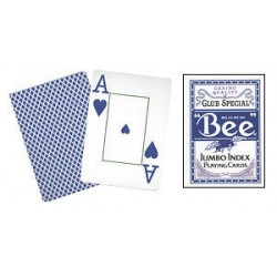 carte Bee jumbo index poker blue