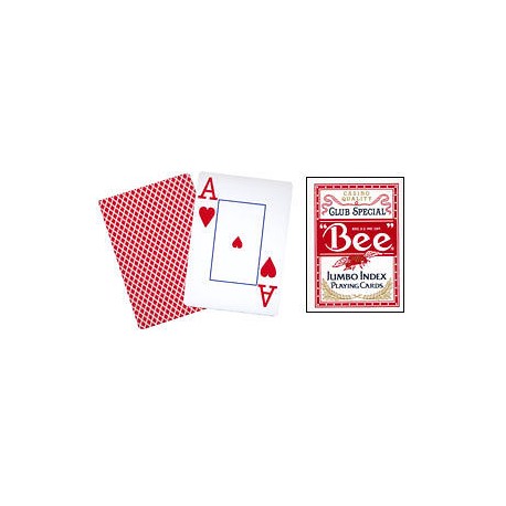 mazzo di carte Bee jumbo index poker