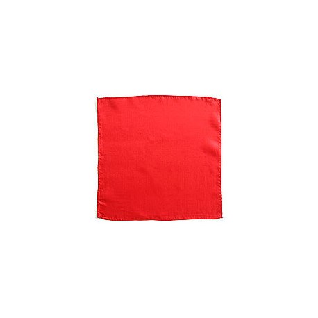 foulard 60x60cm rosso, red silk