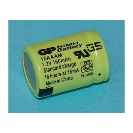 GP16AAAM batteria micro ricaricabile nimh 1,2v  160mah