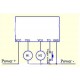 modulo bistabile, flip flop latch switch module