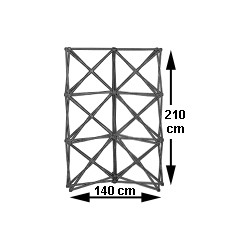 fondale istantaneo spider grande con passaggio centrale