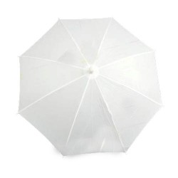 parasol ombrellino ad apparizione piccolo bianco