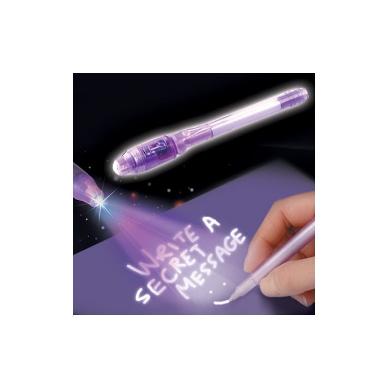 MonQi 14pcs Permanente Penna Inchiostro Invisibile con Luce UV + 5
