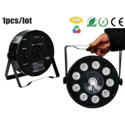 par led slim 120w 9 led da 10w 1 led da 30w rgb dmx