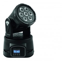 proiettore a testa mobile rotante wash led 7x10w RGBW usata