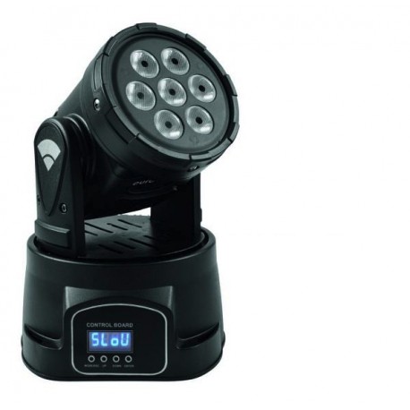 testa mobile wash led 7x10w RGB