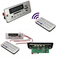 Riproduttore audio con display porta usb sd, bluetooth, radio fm e telecomando