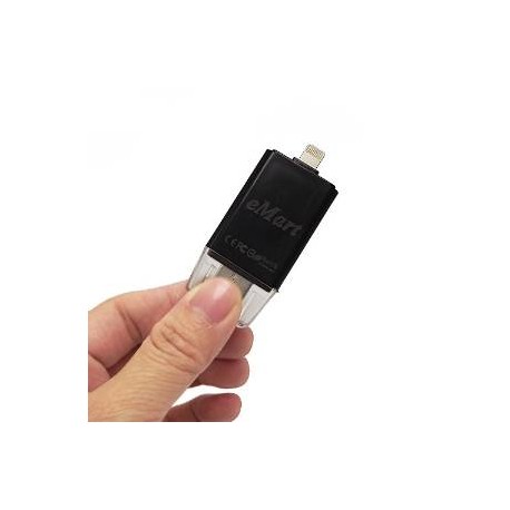 pen drive scheda di memoria portatile da 32gb compatibile con iPhone, android, pc, mac, emart flash device