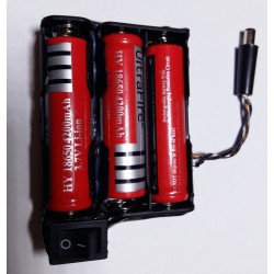 pacco batteria ricaricabile al litio 12v 1800mAh con caricabatteria