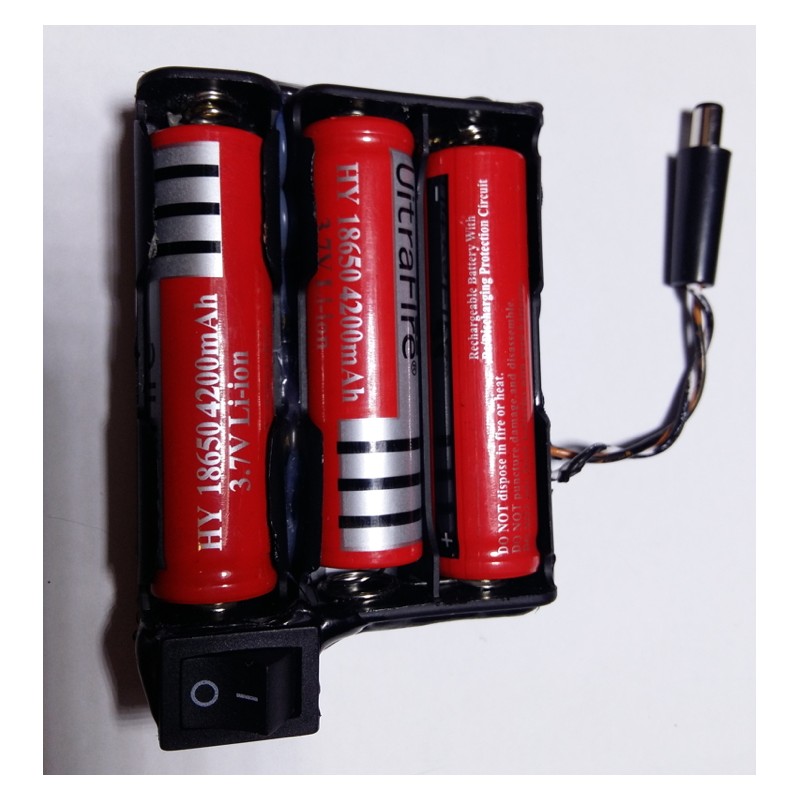 pacco batteria ricaricabile al litio 12v