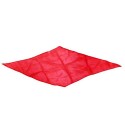 foulard rosso a rombo 55cm, diamond silk