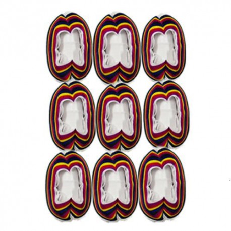 streamer dalla bocca multicolor vdf