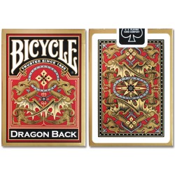 Bicycle Dragon Back Cards Gold