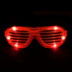 occhiali luminosi a led  rossi