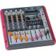 Mixer analogico a 6 canali, con lettore MP3 e display, effetti