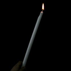 candela a sparizione bianca
