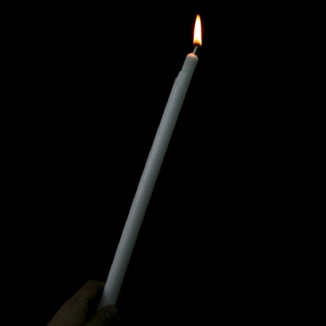 candela a sparizione bianca
