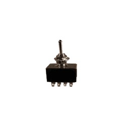 Deviatore quadripolare ON-OFF-ON. Portata: 3A - 250V