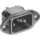 CONNETTORE ALIMENTAZIONE AC PRESA IEC VDE 10A CON INTERRUTTORE E FUSIBILE