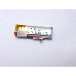 micro batteria al litio ricaricabile 3,7v 80mAh