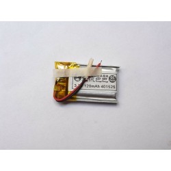 micro batteria al litio ricaricabile 3,7v 120mAh
