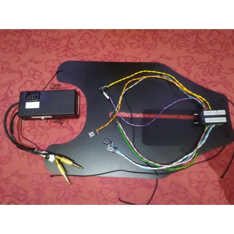 kit trasmettitore con corpetto e 8 pulsanti più ricevitore audio wireless