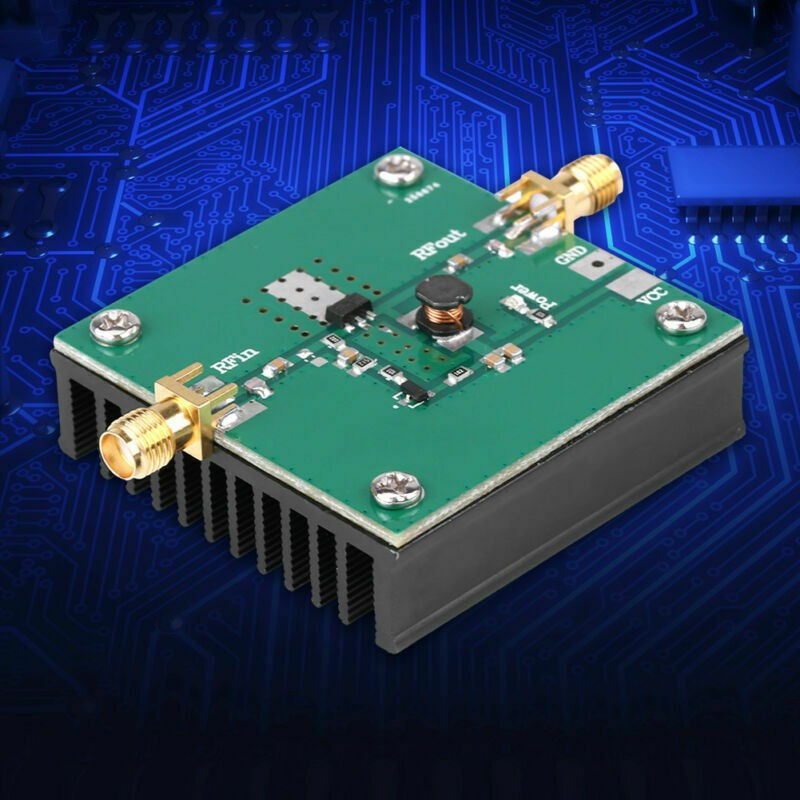 Modulo Amplificatore RF 433MHz 5W – Trasmettitore Banda Larga 380-450MHz, PCB+Metallo, Alimentazione 5-7.2V, Connettore SMA - 5