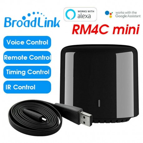 BroadLink RM4C mini Wireless vocale Controller Wifi IR RF Telecomando Smart
