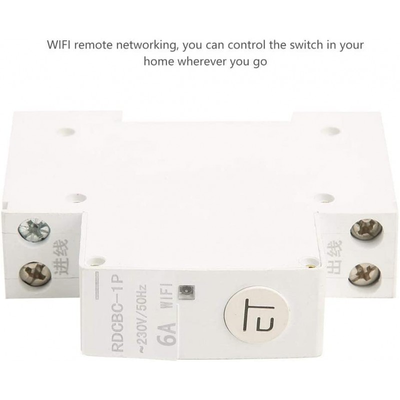 Interruttore magnetotermico wifi, controllo remoto intelligente attacco DIN  1P 63A 