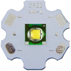xmlCREE XML XPE T6 LED 1W-3W diodo con PCB da 20 mm SMD 3535, Bianco caldo