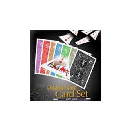 colorful card set