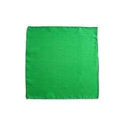 foulard verde 15x15cm
