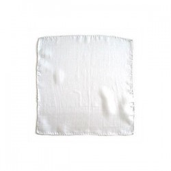 foulard bianco 45x45cm