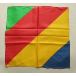foulard multicolore arcobaleno 45x45