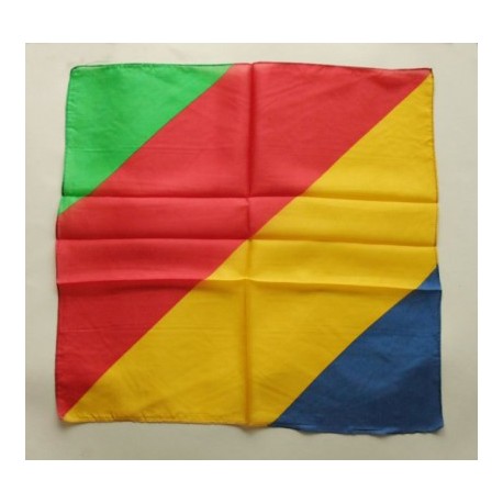 foulard multicolore arcobaleno 45x45