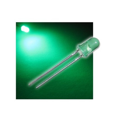 led 5mm diffuso verde