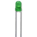 led 3mm diffuso verde
